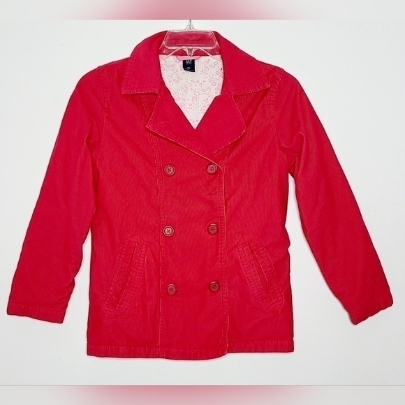 GAP kids red corduroy peacoat coat sz XXL - Picture 1 of 6